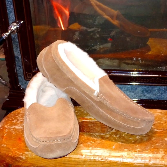 Fireside shearling Dearfoam slippers men's size 12 - Picture 6 of 12